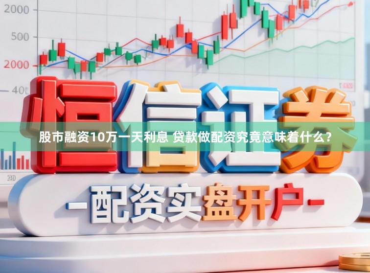 股市融资10万一天利息 贷款做配资究竟意味着什么？