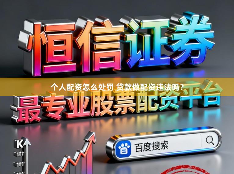 个人配资怎么处罚 贷款做配资违法吗?