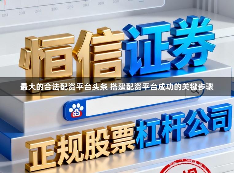 最大的合法配资平台头条 搭建配资平台成功的关键步骤