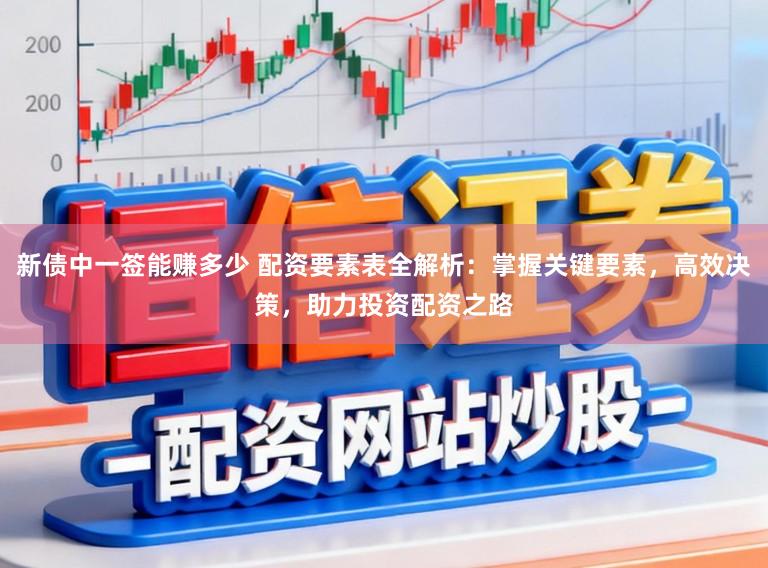 新债中一签能赚多少 配资要素表全解析：掌握关键要素，高效决策，助力投资配资之路